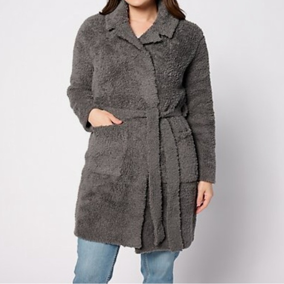 Barefoot Dreams Jackets & Blazers - NWT Barefoot Dreams CozyChic Teddy Coatigan Anchor